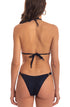 Triangel-Bikini Strass Blau PIN-UP STARS